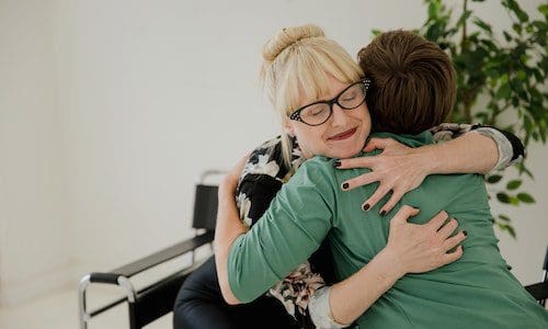 hug, hugging, friend, support, recovery,