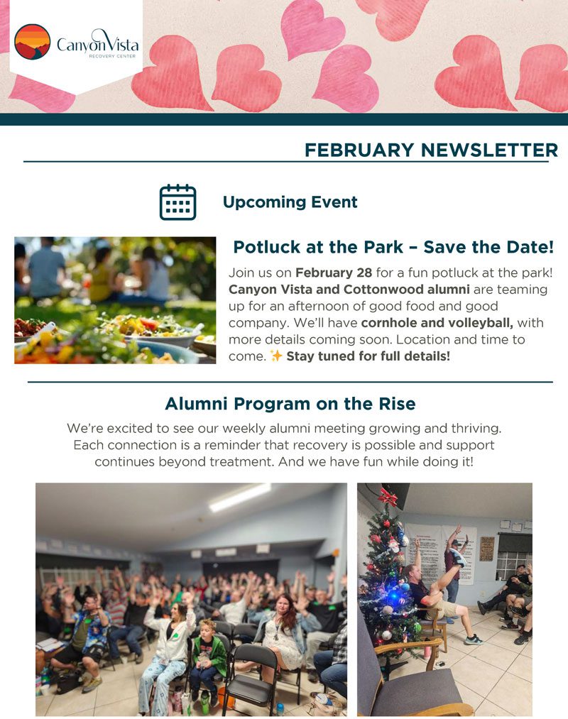 Canyon Vista February 2026 Newsletter